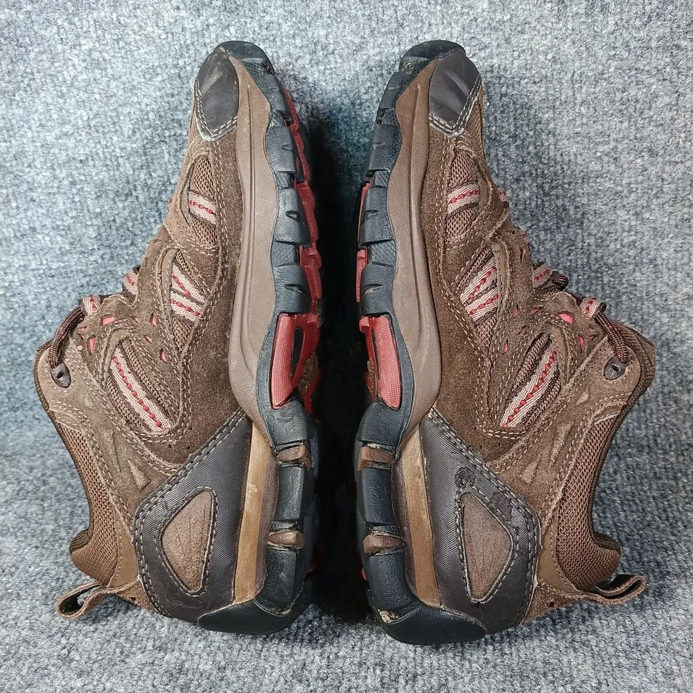 The North Face Hiking Shoes Mens Size 8 Brown Suede Mesh Trail Outdoor